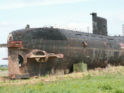 Submarine in technical museum of AVTOVAZ